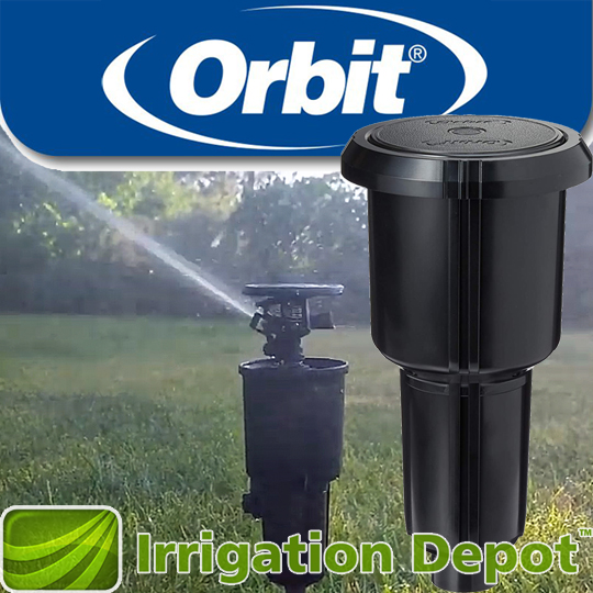 Orbit 40-ft-80-ft Adjustable Spray Impact Sprinkler in the Underground  Sprinklers department at